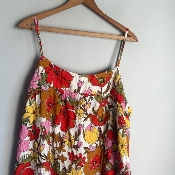 SHOW ME YOUR MUMU  OASIS FLORAL PRINT MINI DRESS LARGE - Picture 3 of 16